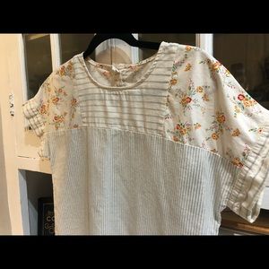 Madewell x Project Denim patchwork boxy shirt